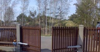 Купить распашные ворота из штакетника Лениногорск, цена от 2790 руб.
